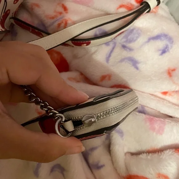 Coach White and Red Cherry Print Shoulder Bag - Picture 5 of 5